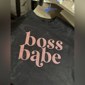 Boss babe sweater